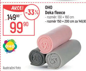Deka fleecová OHO