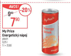 Energetický nápoj My Price