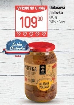 Gulášová polévka Globus