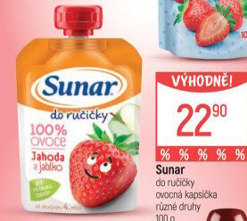 Kapsička do ručičky Ovocný příkrm Sunar