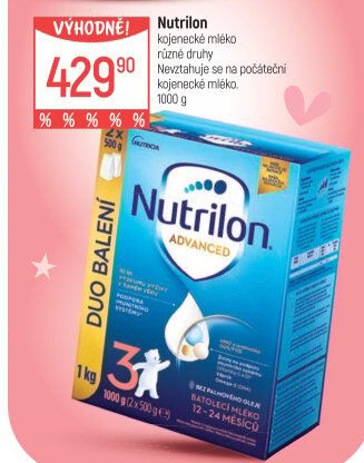 Kojenecká výživa Nutrilon Advanced