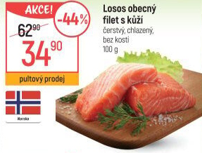 Losos obecný filety