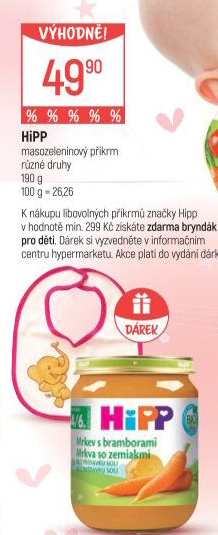 Příkrm masozeleninový Bio HiPP