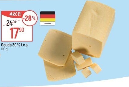 Sýr Gouda 30%