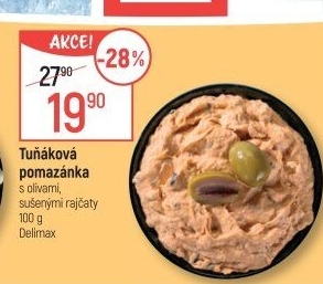 Tuňáková pomazánka se sušenými rajčaty