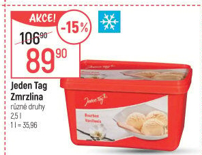 Zmrzlina ve vaničce Jeden Tag