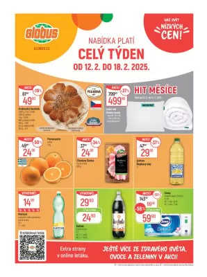 akční leták Globus 12.2.2025-18.2.2025