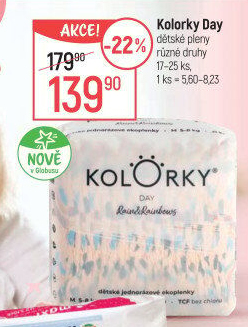 Dětské eko pleny Day Kolorky