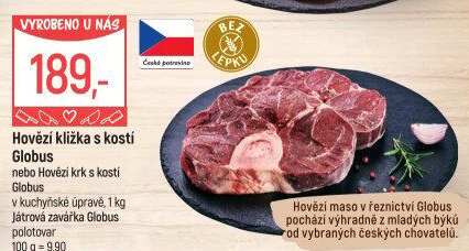 Hovězí krk s kostí Globus