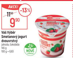Ochucený jogurt smetanový Váš Výběr