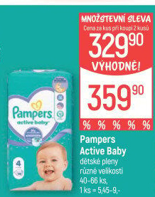 Pleny dětské Active Baby Pampers