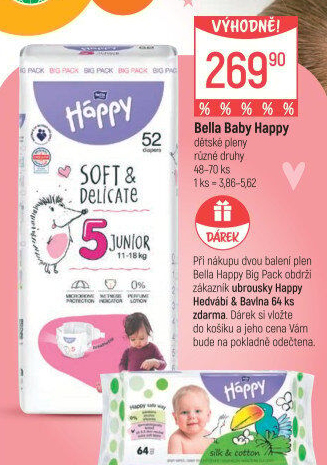 Pleny dětské Háppy Bella
