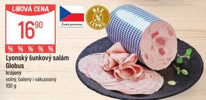 Salám lyonský šunkový Globus