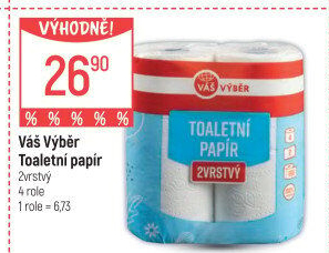 Toaletní papír 2vrstvý Váš Výběr
