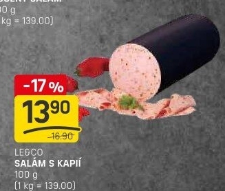 Salám s kapií LE&