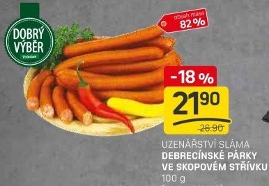 Šunková klobása Prémium Kostelecké uzeniny