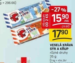 Sýr a křup Veselá kráva