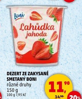 Dezert zakysaný Boni