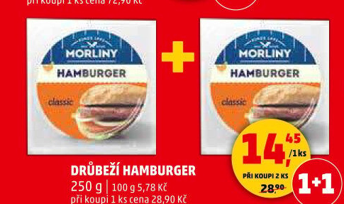 Drůbeží hamburger Morliny