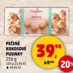 Kokosové pusinky Poppies