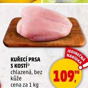 Kuřecí prsa s kostí