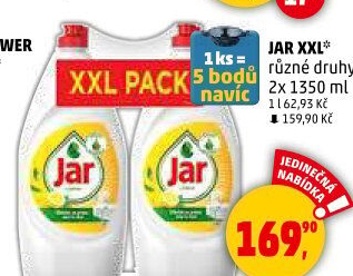 Prostředek na nádobí Jar