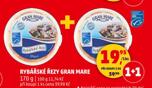 Řezy rybářské Gran Mare