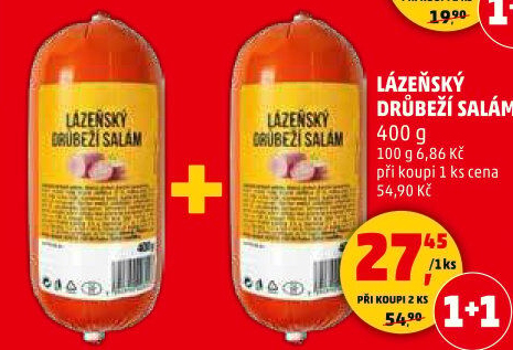 Salám drůbeží lázeňský