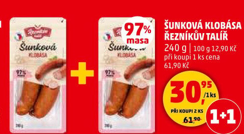 Šunková klobása Řezníkův talíř