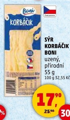 Sýr Korbáčky Boni