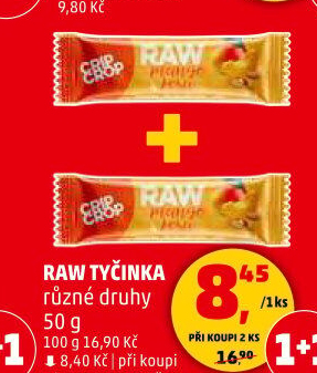 Tyčinka Raw Crip Crop