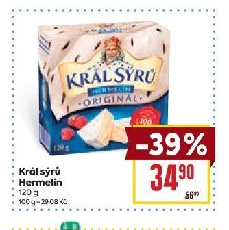 Král sýrů Hermelín