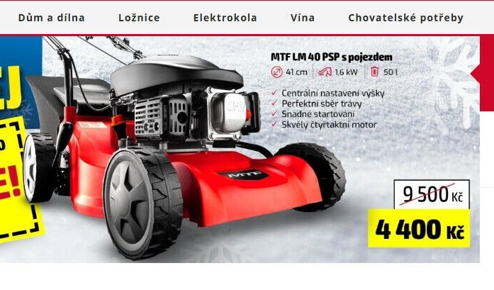 MTF LM 40 PSP s pojezdem