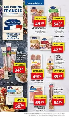 akční leták Lidl 17.2.2025-19.2.2025