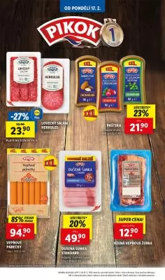 akční leták Lidl 17.2.2025-19.2.2025