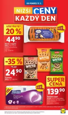 akční leták Lidl 17.2.2025-19.2.2025