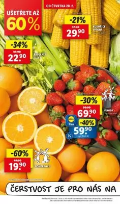 akční leták Lidl 20.2.2025-23.2.2025
