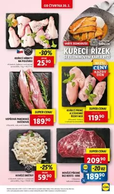akční leták Lidl 20.2.2025-23.2.2025