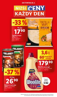 akční leták Lidl 20.2.2025-23.2.2025