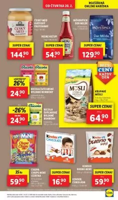 akční leták Lidl 20.2.2025-23.2.2025