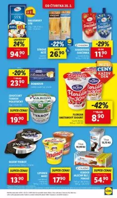 akční leták Lidl 20.2.2025-23.2.2025
