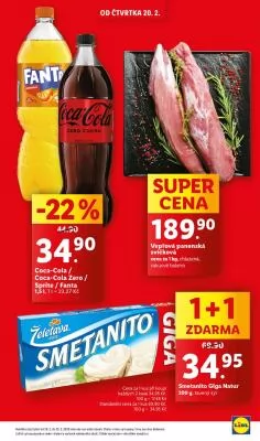 akční leták Lidl 20.2.2025-23.2.2025