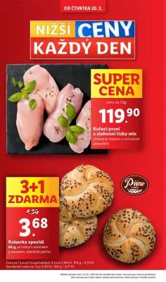 akční leták Lidl 20.2.2025-23.2.2025