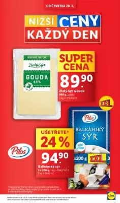 akční leták Lidl 20.2.2025-23.2.2025