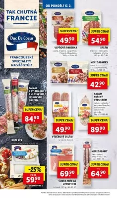 akční leták Lidl 17.2.2025-23.2.2025