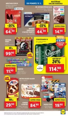 akční leták Lidl 17.2.2025-23.2.2025