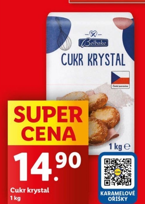 Cukr krystal Belbake
