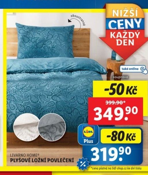 Livarno Home Plyšové ložní povlečení