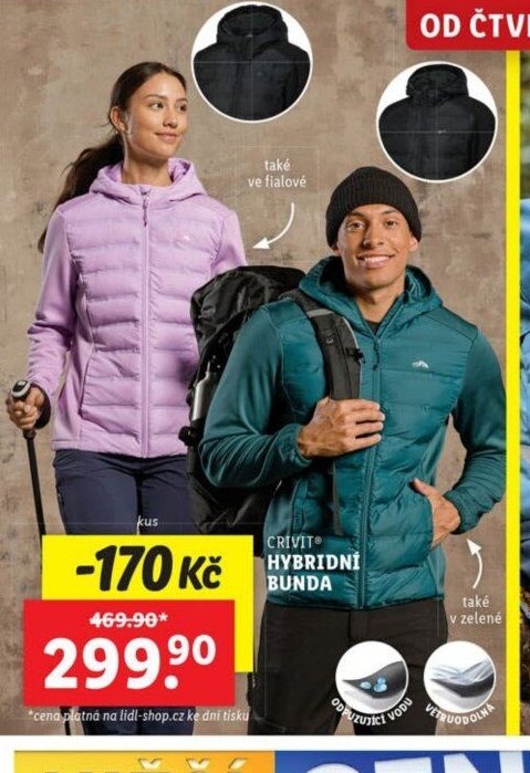 Crivit Hybridní bunda