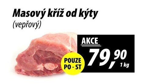 Masový kříž od kýty vepřový